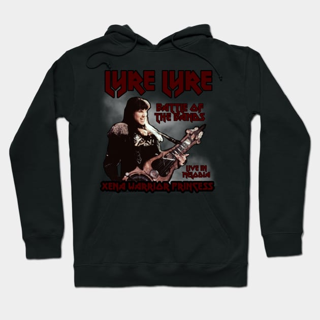 Xena Warrior Princess Lyre Lyre Hoodie by CharXena